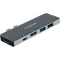 Canyon Ds-5 Usb 20 Type-C Grey